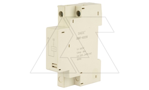 Расцепитель незав. SDM7-AS220, 220_240VAC, боковой монтаж слева, для SDM7-32 | код SDM7-AS220 | SAIDE