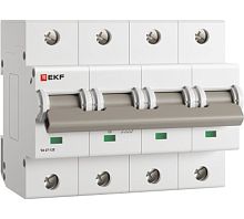 Автоматический выключатель ВА 47-125 4P 10А (C) 15кА PROXIMA EKF | код mcb47125-4-10C | EKF