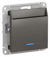 ATLASDESIGN ВЫКЛЮЧАТЕЛЬ карточный 10А, без задержки времени, механизм, СТАЛЬ | код ATN000967 | Systeme Electric