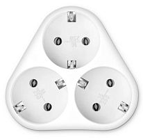 Сетевой разветвитель Buro BU-PS3VG-W (3 розетки) белый (пакет ПЭ) | код 352737 | BURO