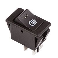 Выключатель клавишный 12V 35А (4с) ON-OFF с синей LED подсветкой REXANT | код 36-4443 | REXANT