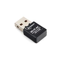 Сетевой двухдиапазонный Wi-Fi мини USB-адаптер Gembird 600 Мбит, USB, 802.11b/g/n/ac/а | код WNP-UA-008 | Gembird