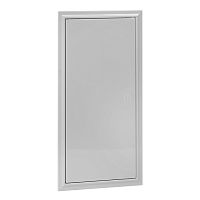 Люк ревизионный пластик с нажим, замком 200х400 (ШхВ внутр,) Basic | код lpnz-200x400 | EKF