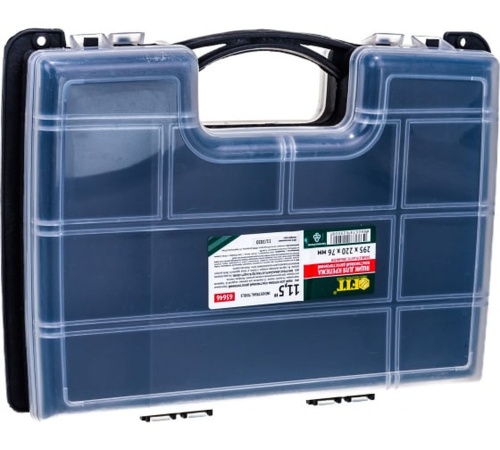 Ящик для крепежа (органайзер) двухсторонний 11.5'' (29.5 х 22 х 7.6 см) | код 65646 | FIT