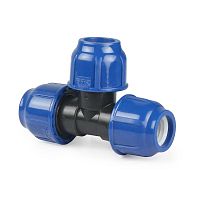 Тройник компрессионный PN16 d20 для ПЭ труб | код 14698 | RTP