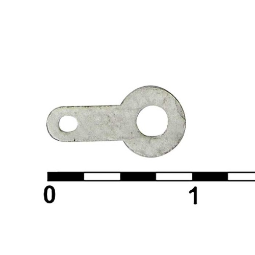 Клемма-лепесток одностороняя RUICHI 1-1-2.2-10, 2.2х10х5 мм, луженая медь | код 80321 | Ruichi