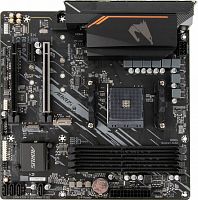 Материнская плата Gigabyte B550M AORUS ELITE Soc-AM4 AMD B550 4xDDR4 mATX AC`97 8ch(7.1) GbLAN RAID+DVI+HDMI | код 1403105 | GIGABYTE
