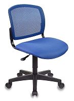 Кресло Бюрократ CH-296NX синий сиденье темно-синий 15-10 сетка/ткань крестов. пластик | код 957137 | БЮРОКРАТ