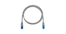 Коммутационный шнур NIKOMAX Essential Line S/FTP 4 пары, Кат.6 (Класс E), 250МГц, 2хRJ45/8P8C, T568B, заливной, с защитой защелки, многожильный, BC (чистая медь), 26AWG (7x0,150мм), LSZH нг(А)-HFLTx, светло-серый, 5м | код NMC-PC4SE55B-ES-050-C-GY (