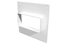 Площадка торцевая пластиковая 150х150 фланец 55х110 | код 511ПТП | ERA