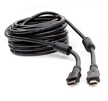 Кабель HDMI Cablexpert CCF2-HDMI4-15M, 15м, v1.4, 19M/19M, черный, позол.разъемы, экран, 2 ферр кольца, пакет | код CCF2-HDMI4-15M | Cablexpert