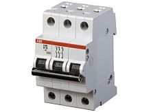 Модульный автоматический выключатель S203 3 полюса, 63А, х-ка D | код. 2CDS253001R0631 | ABB 
