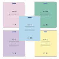 Тетрадь 18 л. BRAUBERG КЛАССИКА NEW клетка, обложка картон, АССОРТИ (5 видов) | код 105695 | BRAUBERG