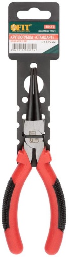 Круглогубцы ''Стандарт'', красно-черные пластиковые ручки, полированная сталь 165 мм | код 48445 | FIT фото 3 Круглогубцы ''Стандарт'', красно-черные пластиковые ручки, полированная сталь 165 мм | код 48445 | FIT фото 3