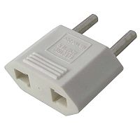 Разъём питания RUICHI FD-1963-белый, вилка - переходник Тип А - Тип С | код 81257 | Ruichi