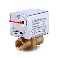 Клапан зональный двухходовой с возвратной пружиной DN15, G1/2, КVS 2,0 | код ZP-215 | Techno