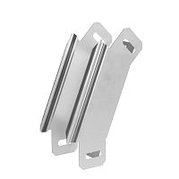 Угол вертикальный внешний 45 градусов Стандарт INOX (AISI 304) 50х50 Промрукав | код PR16.2897 | ПРОМРУКАВ