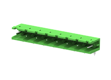 MC-PA7.62H04-G Разъём штекерный MC, угл. конт.,шаг 7.62мм,4 конт.откр.,зел., шт | код MC-PA7.62H04-G | SUPU