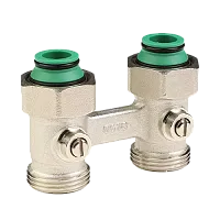 Узел нижнего подключения с шаровым затвором прямой 3/4'x3/4' | код Р0000101533 | Oasis