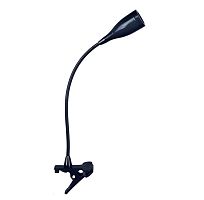 Светильник 12LED KD-763 С02 настол. прищепка 230В 2Вт черн. LED