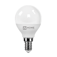Лампа светодиодная LED-ШАР-VC 4Вт 230В Е14 4000К 360Лм IN HOME | код 4690612030531 | IN HOME