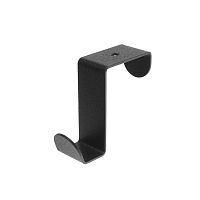 Держатель для хранения одежды в стиле лофт, крепление на дверь, 3 штуки, черный REXANT | код 38-0711 | REXANT