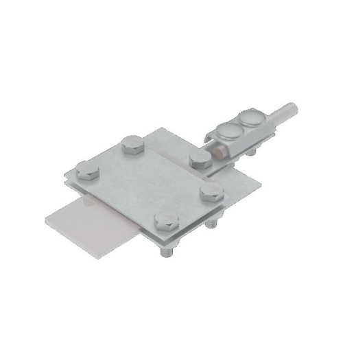 Соединитель контрольный универсальный UKS-B40-D5-8 полоса до 40мм пруток d5-8мм сталь КМ MA0076 Соединитель контрольный универсальный UKS-B40-D5-8 полоса до 40мм пруток d5-8мм сталь КМ MA0076