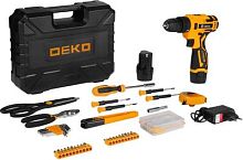 Дрель-шуруповерт Deko Banger 12V Li-Ion аккум. патрон:быстрозажимной (кейс в комплекте) (063-4168) | код 1563384 | DEKO