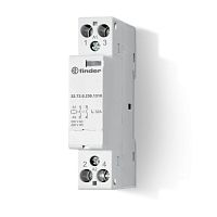 Модульный контактор, 1NO+1NC 32А, контакты AgNi, катушка 240В АС/DC, ширина 17.5мм, степень защиты IP20, опции: мех.индикатор | код 227202301510 | FINDER