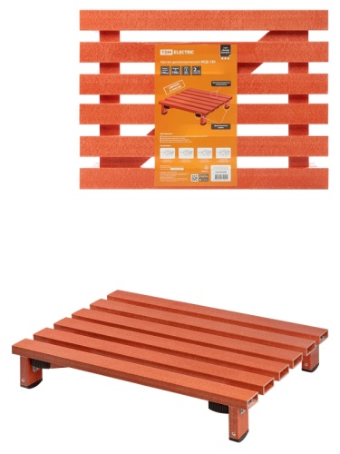 Настил диэлектрический НСД-120, 500 х 700 мм, h=120 мм, стеклопласт., до 50 кВ ЭкспертЭлектрик TDM | код SQ1028-0694 | TDM