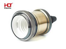 Патрон подвесной E27 RETRO золото HLT | код 085-10-023 | HLT