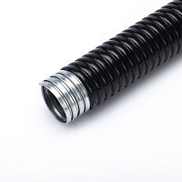 Металлорукав в ПВХ изоляции RUICHI МРПИ-50, черный, бухта 20 м | код 114490 | Ruichi