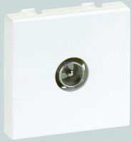 Плата с TV разъемом, «папа», винты, 45 х 45 мм, белый (1 шт.) SIMON | код K120A-9 | SIMON