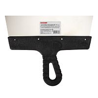 Шпатель фасадный 250 мм нержавеющая сталь, пластмассовая ручка REXANT | код 89-0207 | REXANT