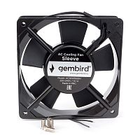 Вентилятор Gembird, 120x120x25, AC, 220, втулка, 2 pin, провод 30 см | код AC12025S22H | Gembird