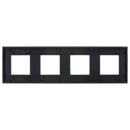 SKANDY Рамка 4-мест. SK-F24G стекло граф. IEK | код SK-M42-G-K53 | IEK фото 2 SKANDY Рамка 4-мест. SK-F24G стекло граф. IEK | код SK-M42-G-K53 | IEK фото 2