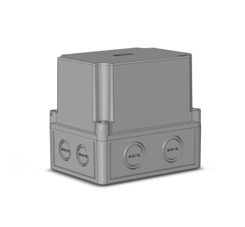 Коробка ПК высокая крышка сер. пуст. Коробка ПК высокая крышка сер. пуст.