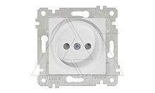 Rita - Розетка 2P, защ. шторки, белая | код 2200-606-0201 | Mutlusan