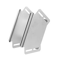 Угол вертикальный внешний 90 градусов Стандарт INOX (AISI 304) 100х100 Промрукав | код PR16.2990 | ПРОМРУКАВ