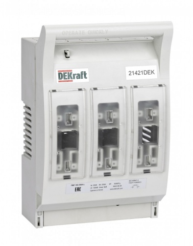 ПВР горизонтальный 250А 3ф отключение_1НО+1НЗ_ПВР-102 | код 21426DEK | DEKraft ПВР горизонтальный 250А 3ф отключение_1НО+1НЗ_ПВР-102 | код 21426DEK | DEKraft