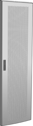 ITK LINEA N Дверь перфорированная 600мм для шкафа 42U серая | код LN35-42U6X-DP | IEK