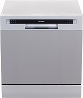 Посудомоечная машина Hyundai DT503 СЕРЕБРИСТЫЙ серебристый (компактная) | код 1456988 | HYUNDAI