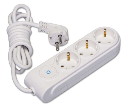 Удлинитель 3х7м с заземл. 16А IP20 с выкл. защ. шторки Makel N3310073 Удлинитель 3х7м с заземл. 16А IP20 с выкл. защ. шторки Makel N3310073