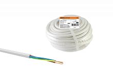 Провод ПВС 3х1 ГОСТ (бухта 20м) белый | код SQ0118-0022 | РЭМЗ ТМ