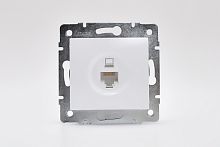 Розетка компьютерная белая (10шт/120шт) KARINA | код 707-0288-139 | Lezard