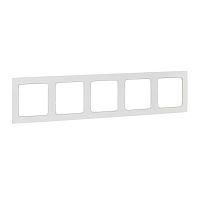 Стокгольм Рамка 5-местная белая EKF | код EXM-G-306-10 | EKF