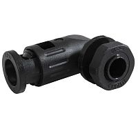 Быстрый соединитель для гофрированной трубы RUICHI QA-M16-16, IP54, угловой | код 113902 | Ruichi