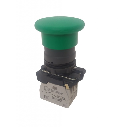 Выключатель Briswik КМЕ 5110м зеленый IP40 УХЛ3 10А 1но+0нз | код aB-HB-0Ai-0311 | Briswik Выключатель Briswik КМЕ 5110м зеленый IP40 УХЛ3 10А 1но+0нз | код aB-HB-0Ai-0311 | Briswik