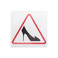 Наклейка автомобильная Дама за рулем 150*150 мм REXANT | код 56-0044 | REXANT