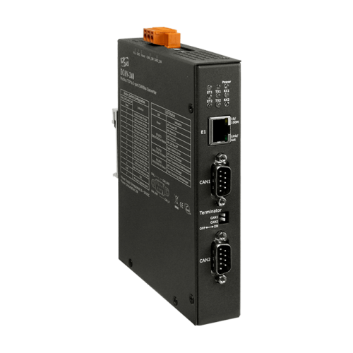 ECAN-240 CR Modbus TCP to 2-port CAN Bus Gateway | код 00-06115971 | ICP DAS